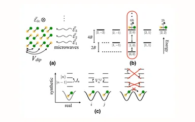 Representative figure for Synthetic dimensions in ultracold polar molecules