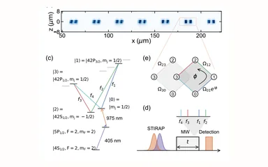 Representative figure for Strongly interacting Rydberg atoms in synthetic dimensions with a magnetic flux