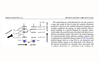 Representative figure for Finite Temperature Quantum Matter with Rydberg or Molecule Synthetic Dimensions
